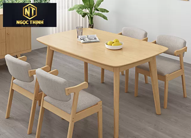 Các loại bàn ghế ăn gia đình 4 người